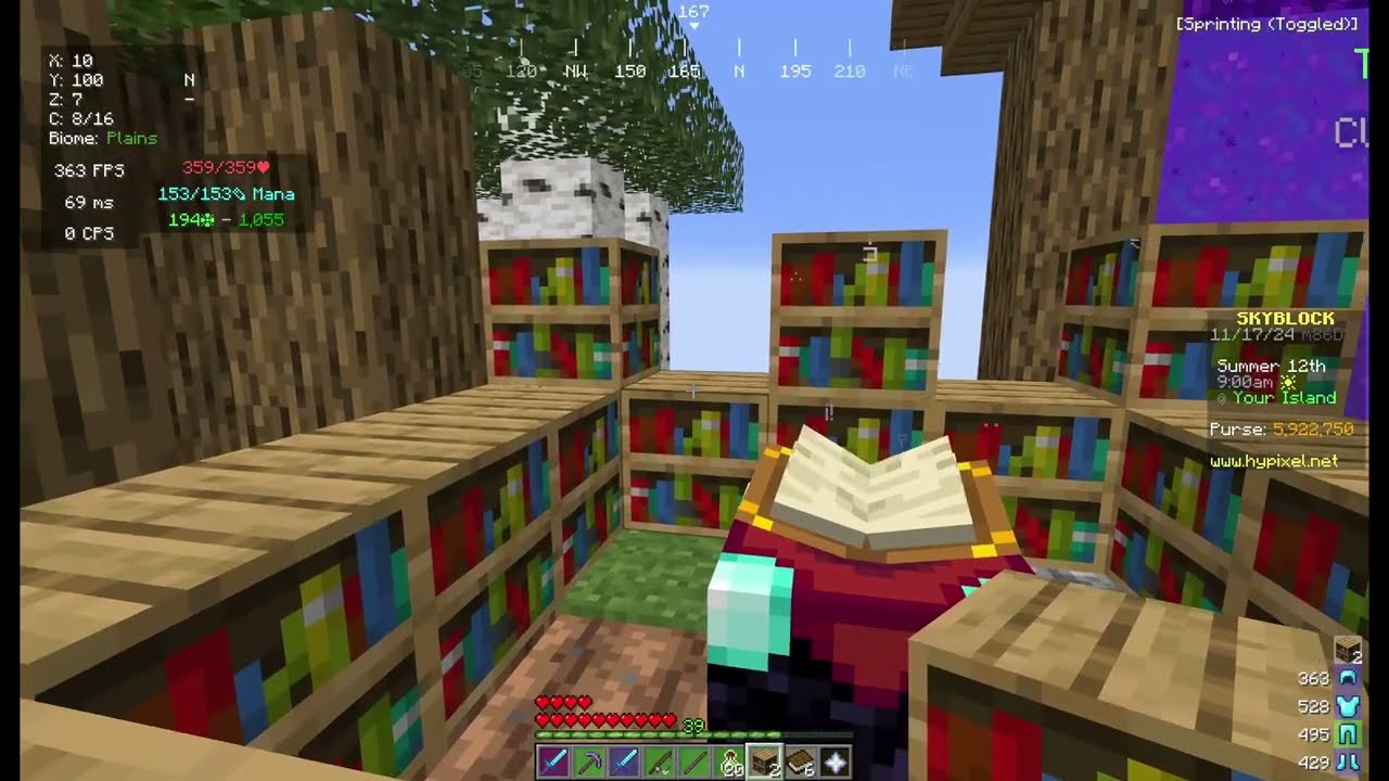 その他 Minecraft Hypixel Hypixel Skyblock 57: Community Shop Upgrades, Master Enchanter