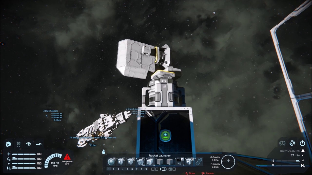 Space Engineers PIP indicator for PMW (torpedoes). - YouTube