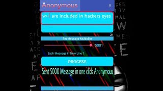 Sent 5000 Message in one click Anonymous screenshot 5