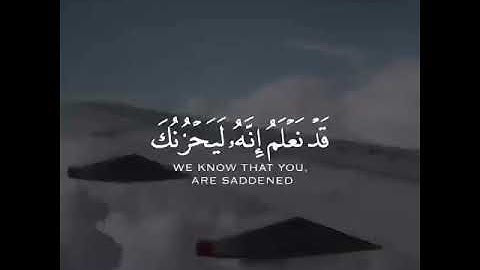 ﴿قَد نعلم إنه ليحزنك الذي يقولون فإنهم لا يكذبونك وَلكن الظالمين بآيات اللَّهِ يجحدون﴾ [الأنعام: ٣٣]