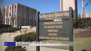 Trump administration rescinds rule on foreign students