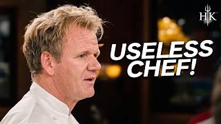Chef Ramsay Screams At Useless Line Cook | Hell's Kitchen USA
