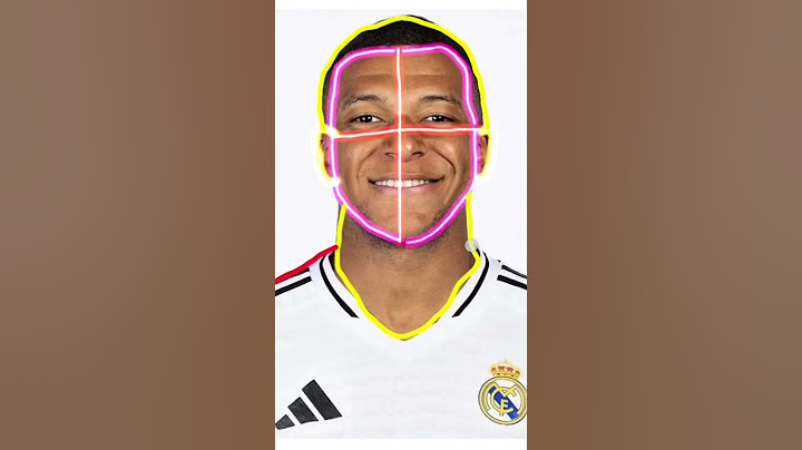 How to draw Kylian Mbappé, Real Madrid player