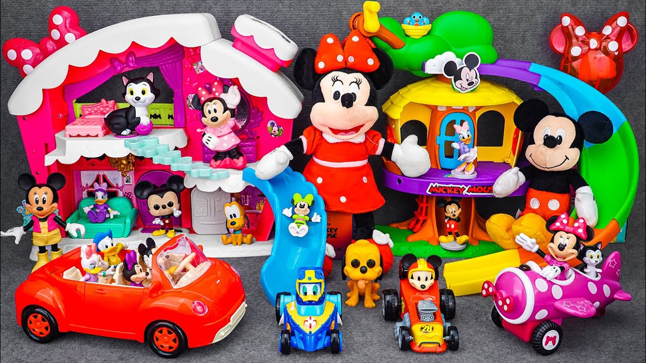 Satisfying with Unboxing Disney Minnie Mouse Pink Sweet Home Roller Coaster | Review Toys ASMR