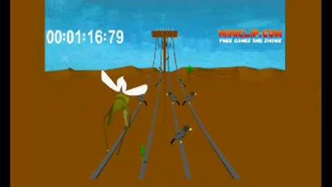 Bug on wire .. high score