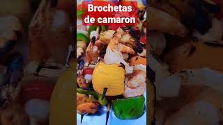 brochetas de camarón #shorts #shortvideo #parati #comidafindesemana  #asador #diadelpadre