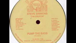 Steve Simmons - Pump The Bass To Jack