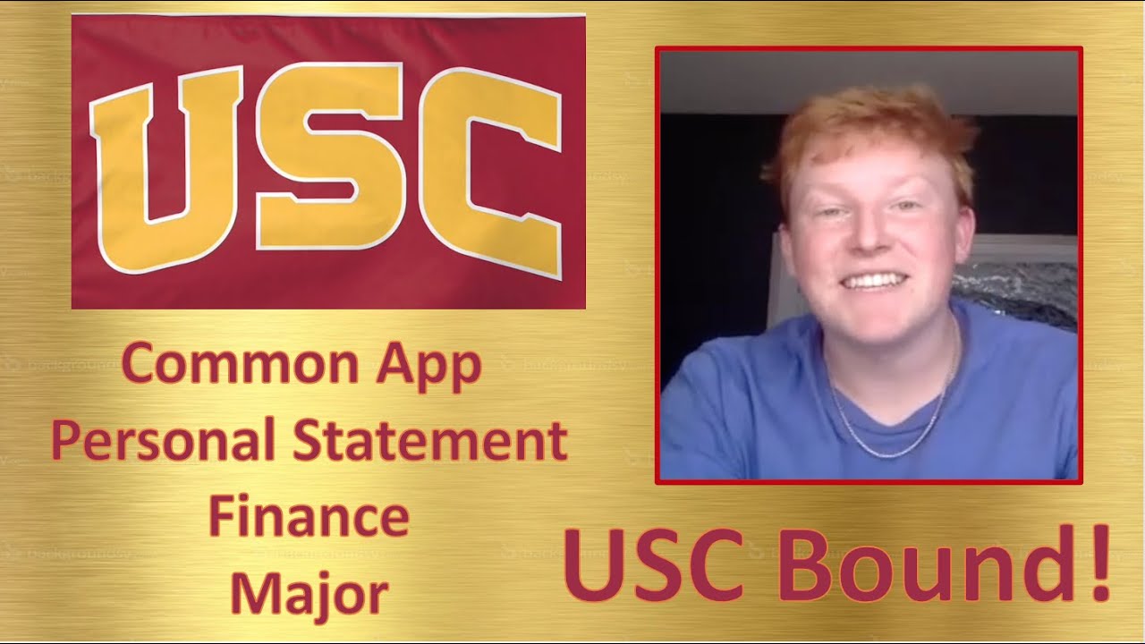Admitted to USC! Essay example College Admissions Simplified YouTube