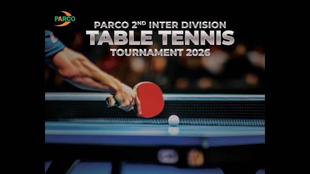 Live - Day 02 - Table 01 - 2nd Parco Inter Division Table Tennis Tournament 2026 - TNVisions