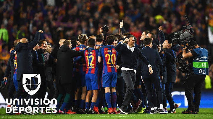 Barcelona logró remontada increíble venciendo 6-1 al PSG y sigue vivo en la Champions