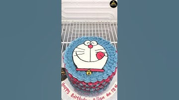 Thumbnail of Koleksi kue ultah doraemon | spill produk link di bio - Nazari Cake #birthdaycake #cakedesign