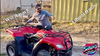 I bought the cheapest 4 wheeler on Facebook Marketplace Will it start after sitting 10 years