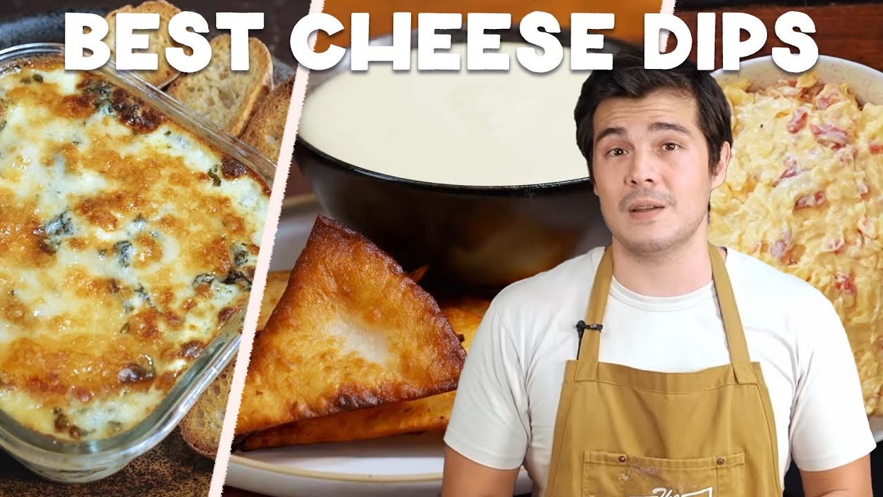 Erwan Makes 3 Easy Cheese Dips (Spinach, Cheese, Pimiento) | FEATR