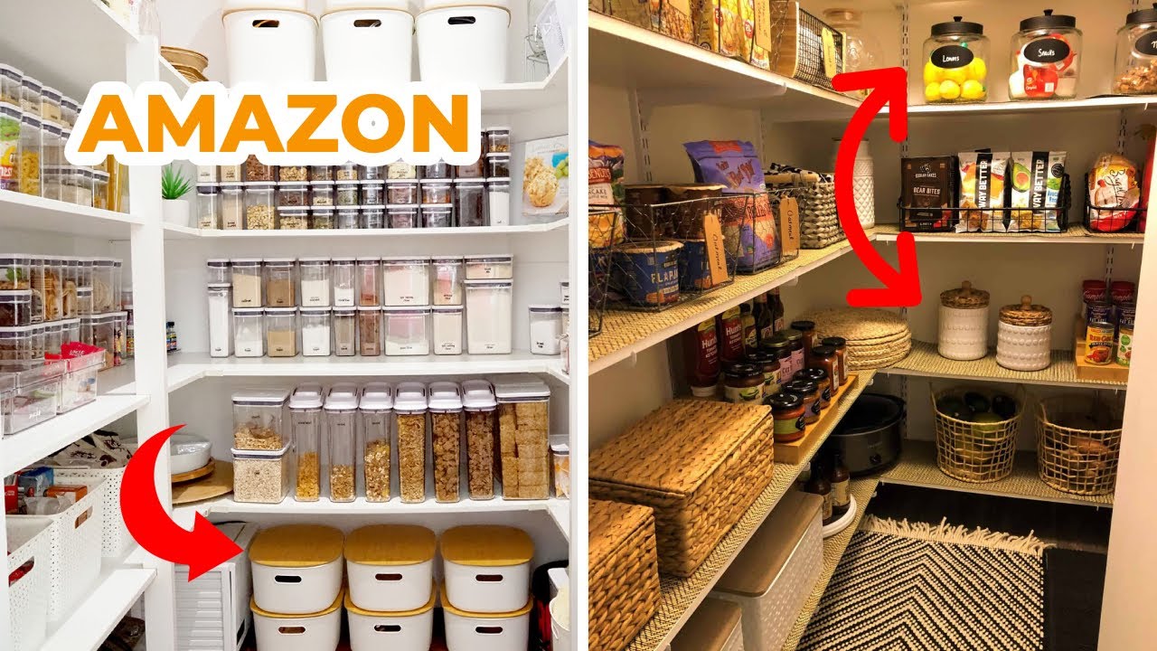 20 MUSTHAVE Amazon Pantry Organization Finds / Realistic Ideas for