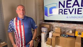 Men's American Flag Polo Shirt Review | Comfortable Patriotic Golf Shirt Unboxing in 4K