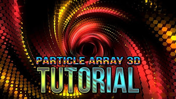 Particle Array 3D Animated | After Effects Tutorial Background #343