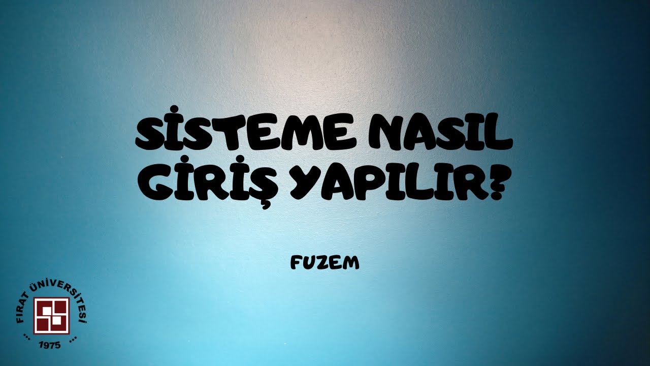 firat universitesi uzaktan egitim portali ogrenci icin blackboard egitim videolari