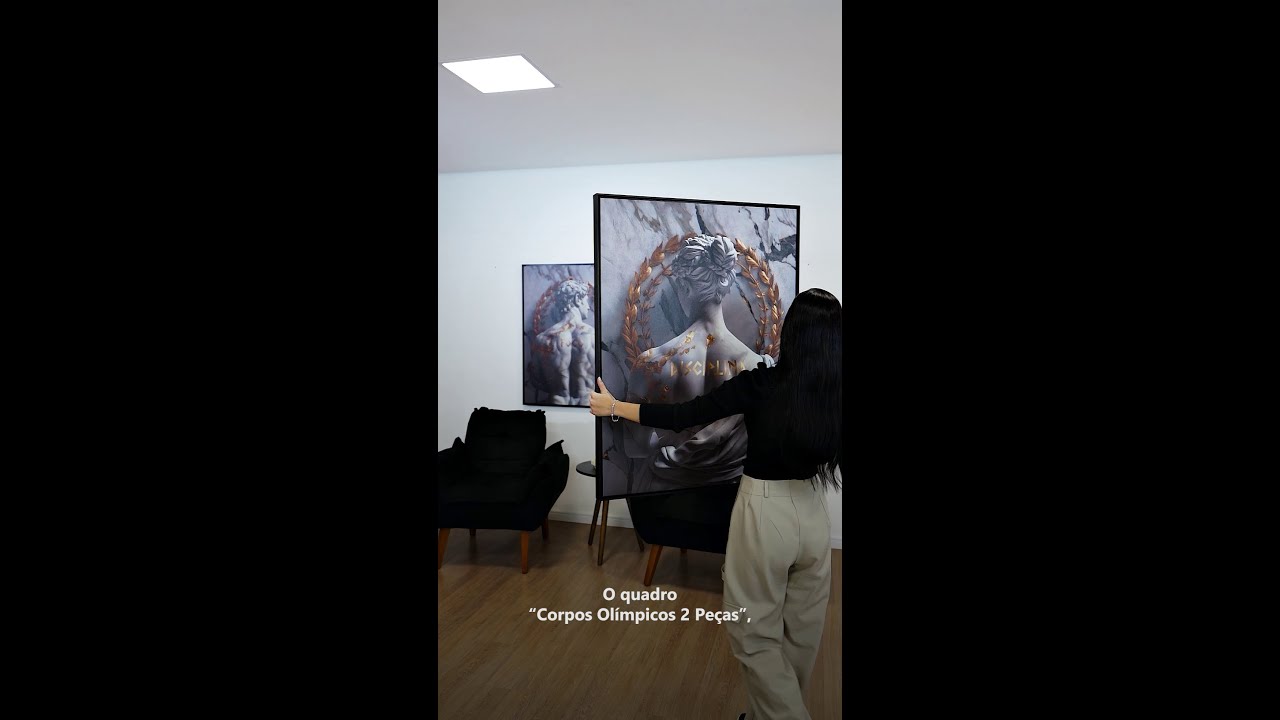 Vídeo de Quadro Corpos Olímpicos 2 Peças