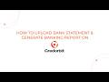 Credorbit Banking Report Process Explained | Upload Bank Statement Tutorial