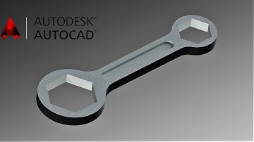 Design a Ring Spanner on AutoCAD | Ring Spanner design on AutoCAD | 3D exercise for AutoCAD