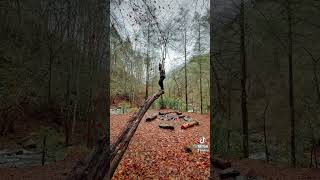 Winter down south at Emery Creek Falls #hiking #adventure #outdoors #buildthedream #fyp #waterfall