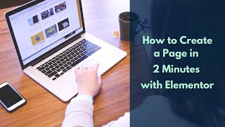 How to Create Page in 2 Mins with Elementor || WordPress Tutorials in Telugu