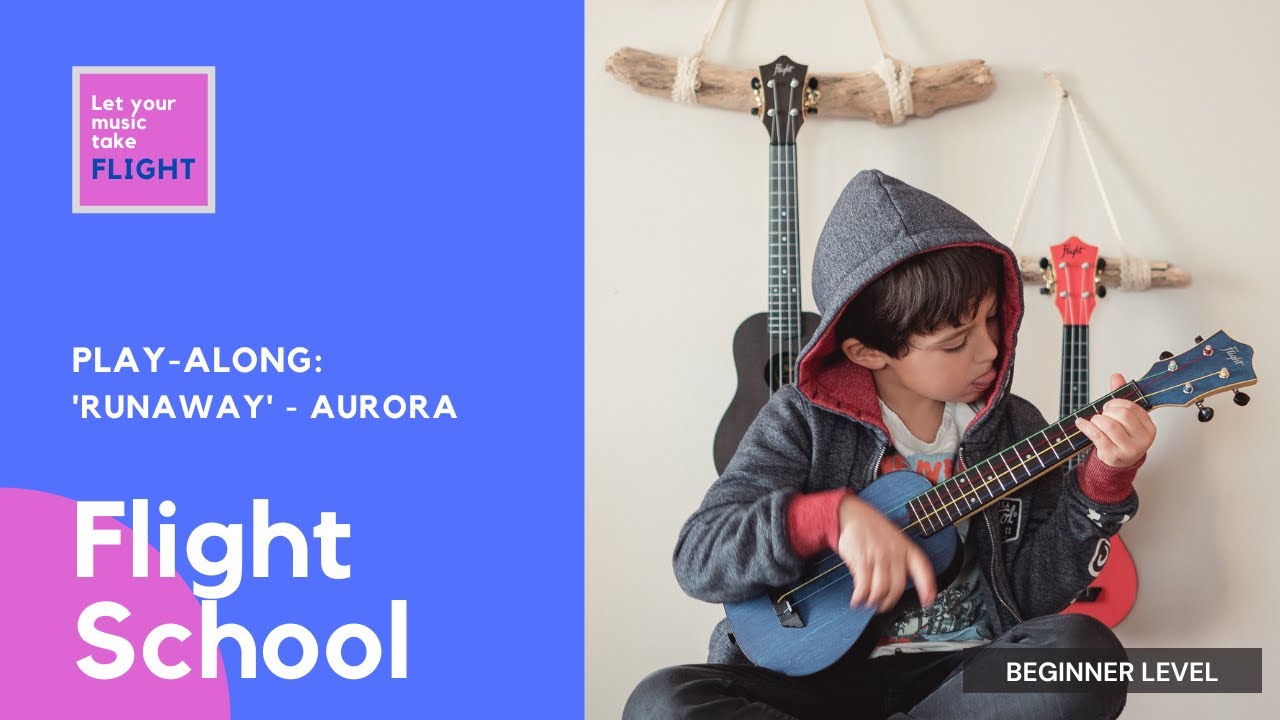 Ukulele cover/chords for song Runaway by Aurora shorts YouTube