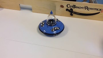 Omnidirectional wheel robot. Cutthroat robotics, ufo bot