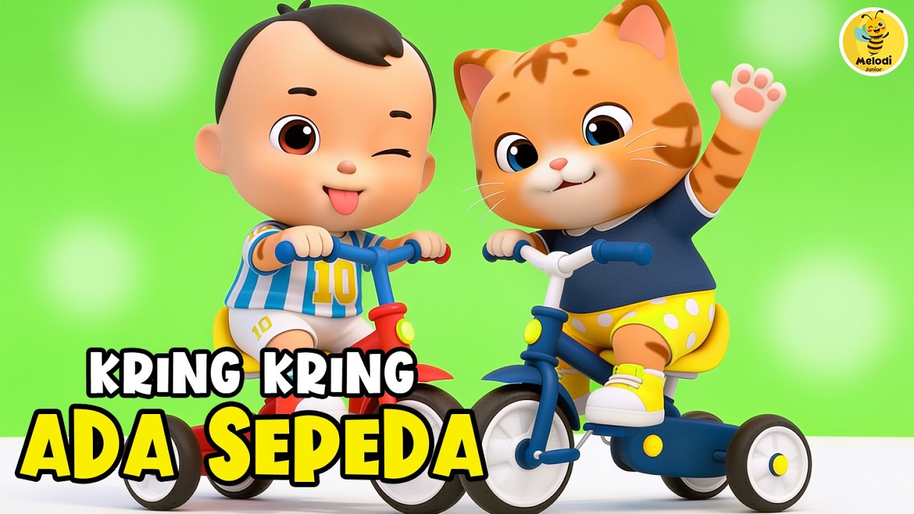 Lagu Anak Anak - Kring Kring Ada Sepeda - Lagu Anak & Balita Paling Viral Populer Sepanjang Masa