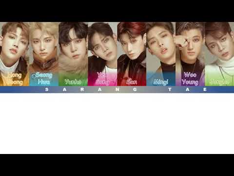 ATEEZ SAY MY NAME COLOR CODED HANROMEG