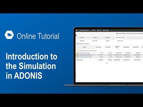 Introduction to the Simulation in ADONIS