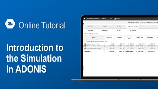 Introduction to the Simulation in ADONIS