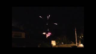 Feu d'artifices fête à Stenay-2025