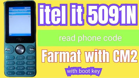 itel it5091n farmat with  cm2 tool #itel with boot key #itelit5091n