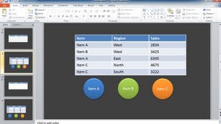 Animate a Table in PowerPoint