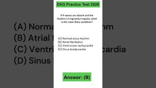 EKG Practice Test 2026 | 2 Heart Rhythm Questions Most Students Fail (NHA CCMA)