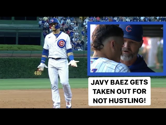 Cubs' Javier Baez Embarrassingly Forgets Outs In Inning, Benched Over Gaffe