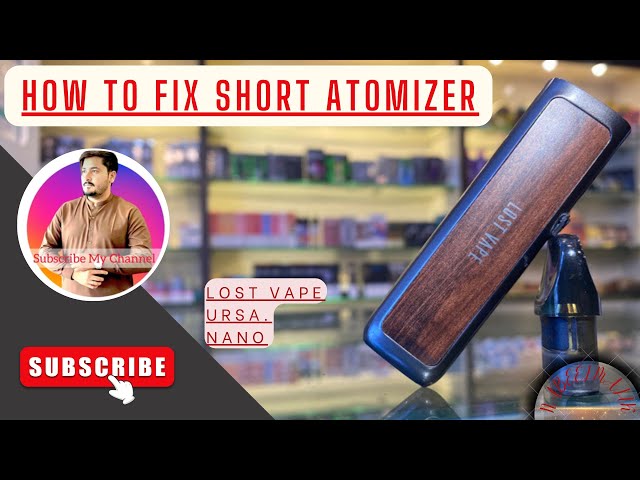 Lost vape URSA NANO ! How to fix short device - YouTube