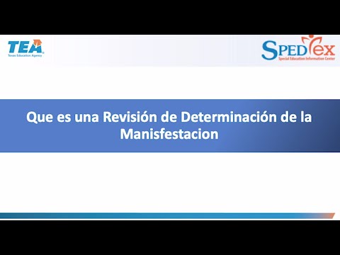 Vídeo: Què significa la revisió de determinació de manifestacions?