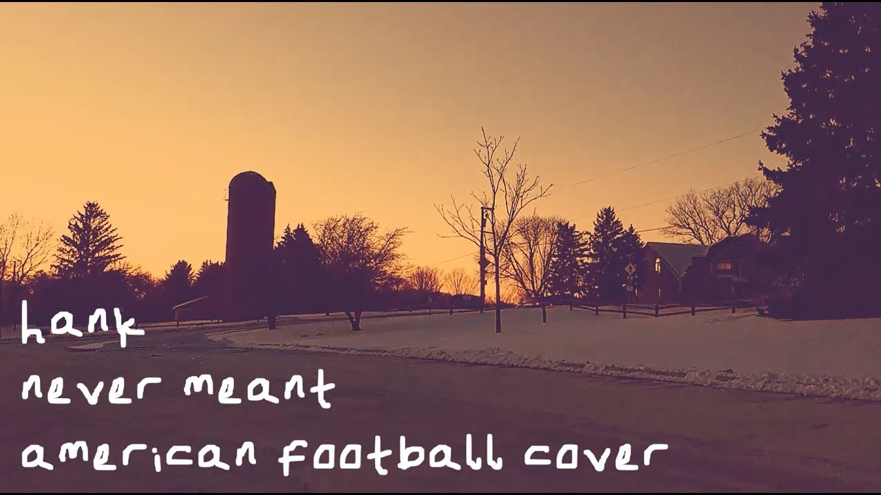 American Football - Never Meant (instrumental cover) - YouTube