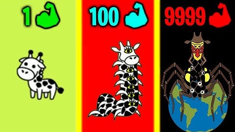 STRONGEST GIRAFFE EVOLUTION! Max Level Strong & Speed in Giraffe Evolution! (9999+ Level Giraffe!)