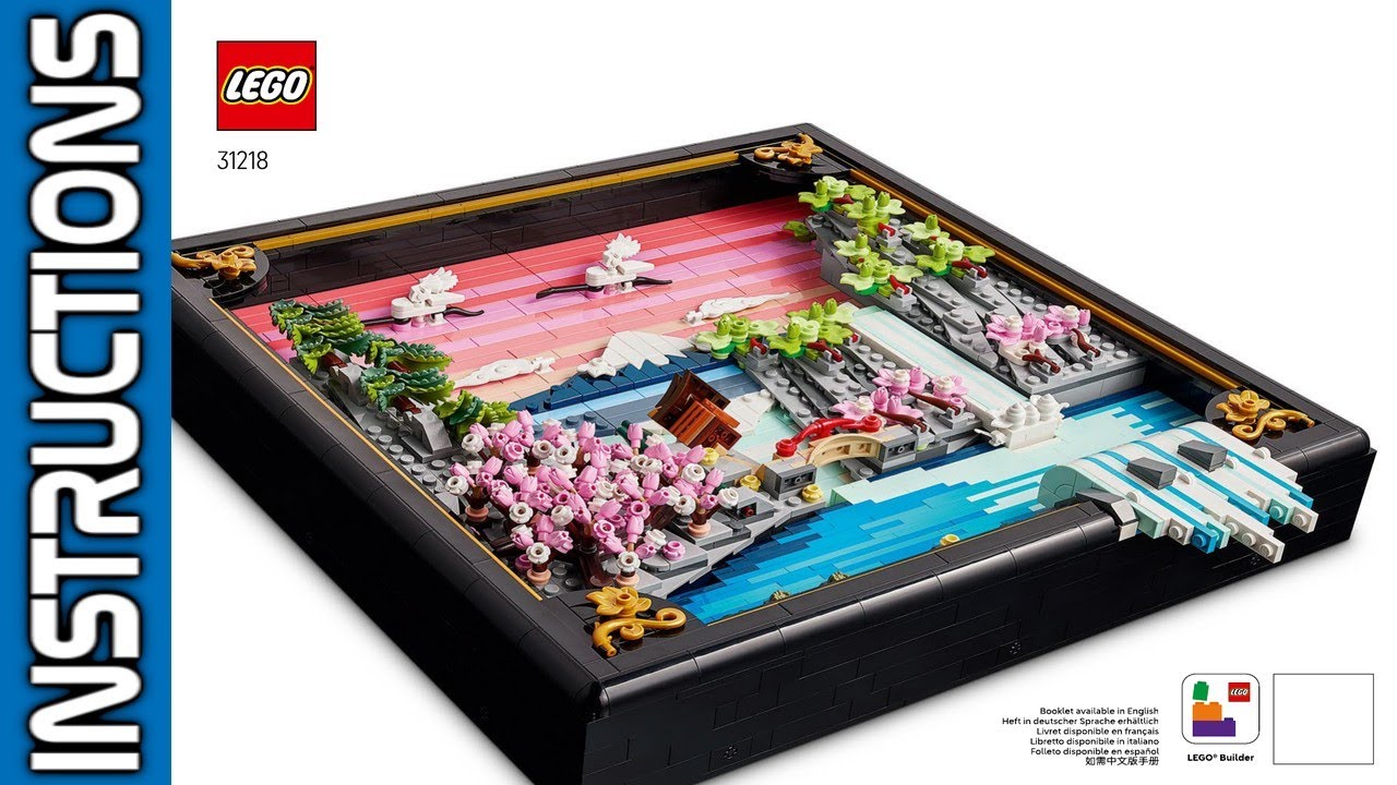 🧱📖LEGO 31218 Japanese Cherry Blossom Landscape Instructions