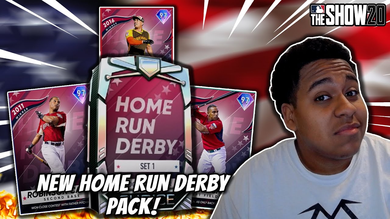 NEW Home Run Derby PACKS! 97 Stanton! 97 Cano! INSANE POWER UPGRADE! MLB The Show 20 Diamond Dynasty
