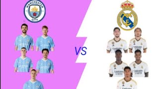 Manchester City VS Real Madrid 💪🔥
