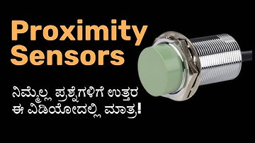 Proximity Switch Working Animation: How Sensors Detect Objects & Signal PLCs! Explained in Kannada