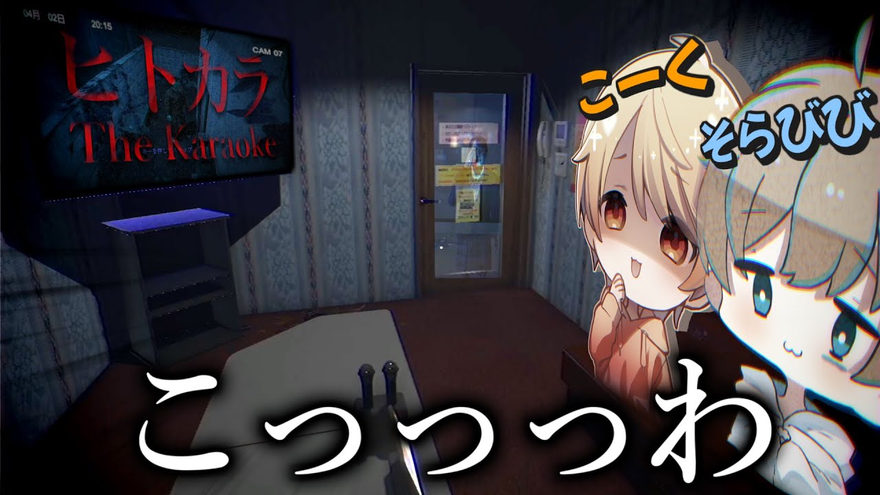 深夜に2人で怪しいカラオケに行くとこうなる【こくびび / ヒトカラ】