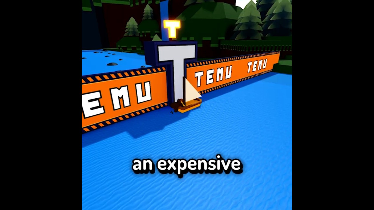 PREMIUM TEMU WALL in Build a Boat #roblox #buildaboat