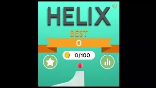 Helix game by ketchapp | First gameplay walkthrough | Very Hard Game screenshot 2
