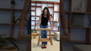 The potential of stools is endless! #furniturehacks #stools #furniturefinds
