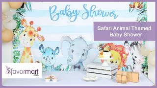 Safari Animal Themed Baby Shower | Shop The Look | eFavormart.com